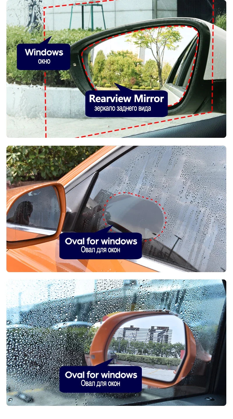 for Toyota Noah Voxy NAV1 Esquire 2007~2019 R70 R80 70 80 Car Rearview Mirror Protective Film Rainproof Anti Fog Car Sticker sayaragear