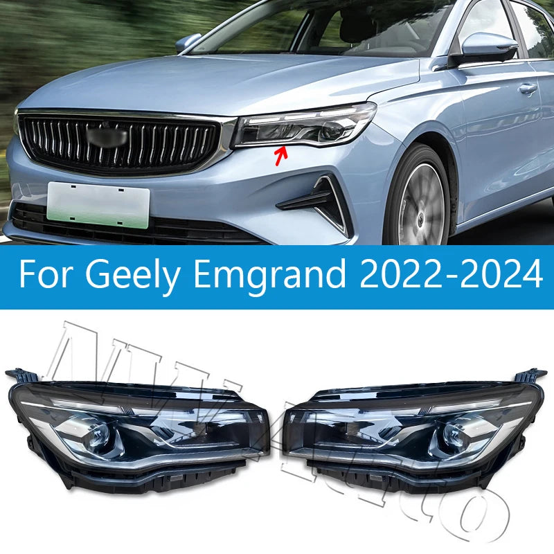 Front Headlight Head Light Headlamp For Geely Emgrand 2022-2024 Front Bumper  Headlight sayaragear