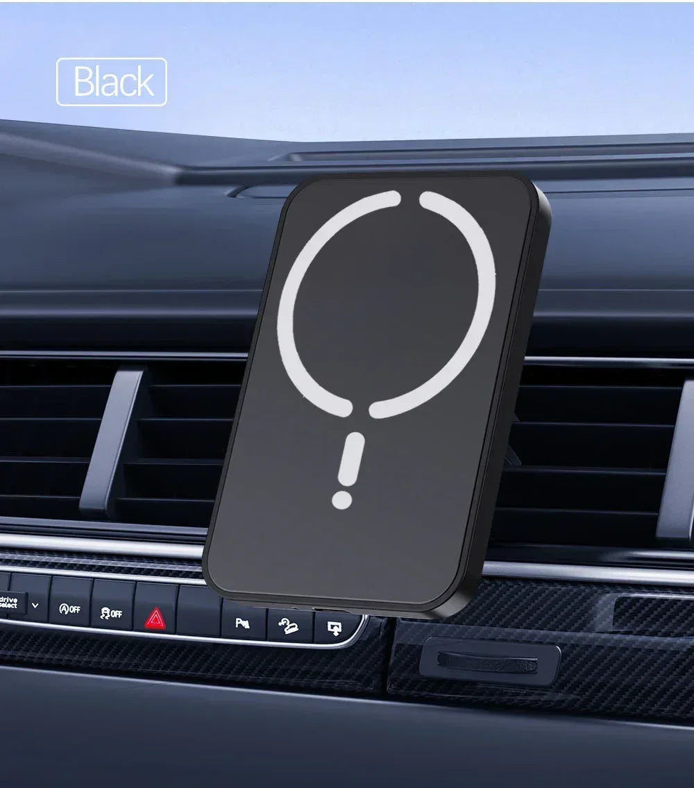 Magnetic Car Wireless Charger Air Vent GPS Phone Holder Stand For Magsafe iPhone 17 16 15 14 13 12 Pro Max Cell Fast Charging sayaragear