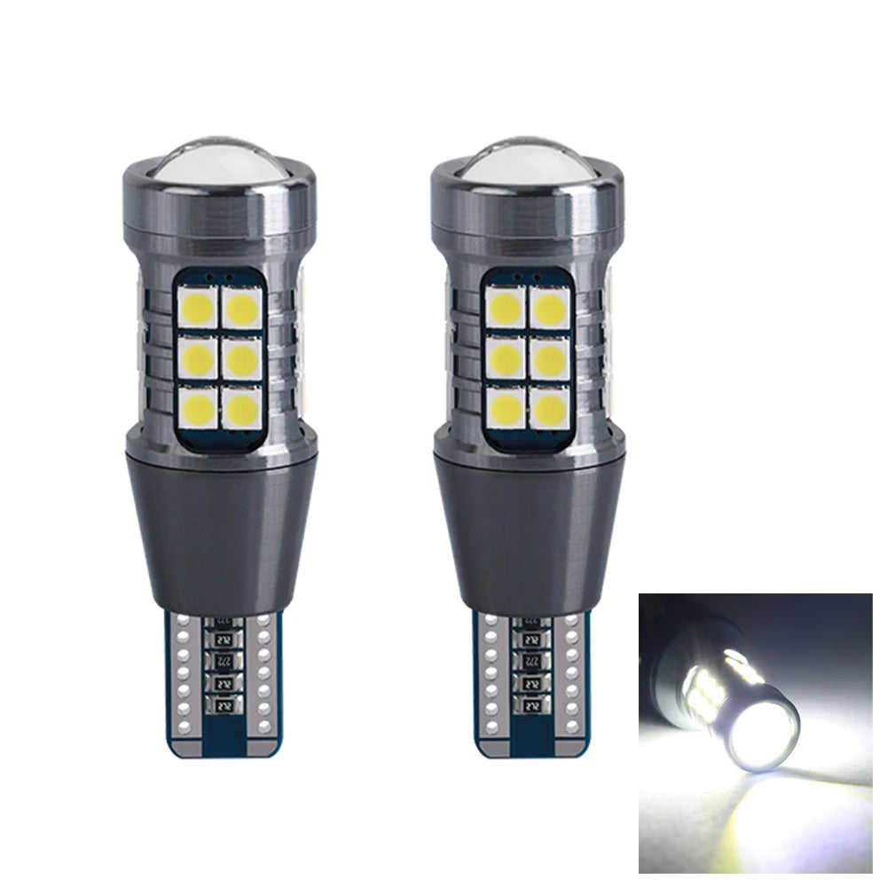 2pcs Super Bright W16W T15 921 LED Bulbs Canbus Car Light High Power 3030SMD No Error For Tail Signal Lamp Backup Reserve Lights sayaragear