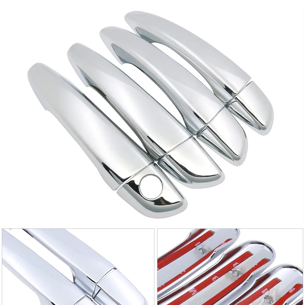 Chrome Car Door Handle Cover for Peugeot 508 SW RXH 2011~2018 Car Trim Set Exterior Accessories 2012 2013 2014 2015 2016 2017 sayaragear