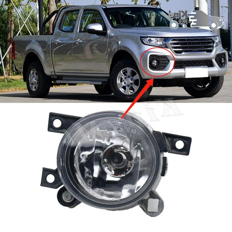 For Great Wall Wingle 7 Foglight Car Fog Light Assembly Halogen Front Bumper Fog Lamp Kit Frame Cover Housing sayaragear