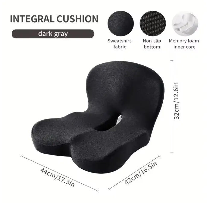 Memory Foam Cushion Interior Accessories Pillow Car Seat Waist Pillow Lumbar Support Office Pillow Chair Cushion sayaragear