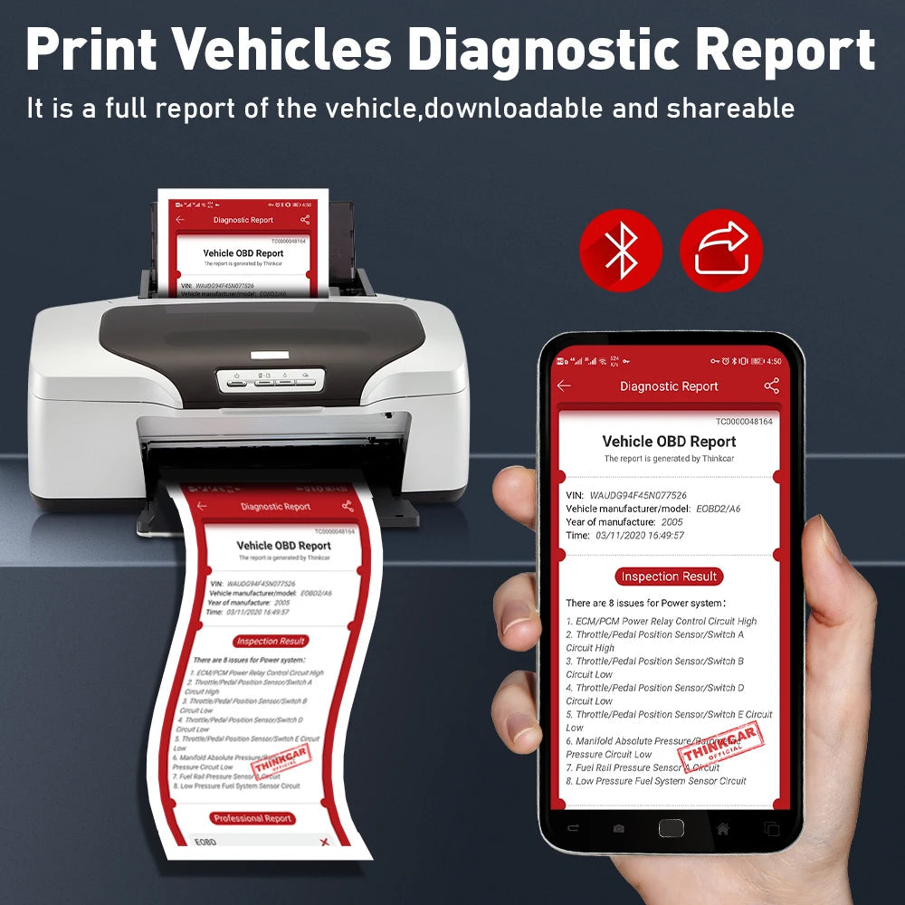 THINKCAR THINKDIAG 2 /KINGBOLEN Ediag Plus CAN FD All Systems 15 Reset Services ECU Coding OBD2 Scanner Car Diagnostic Tool sayaragear