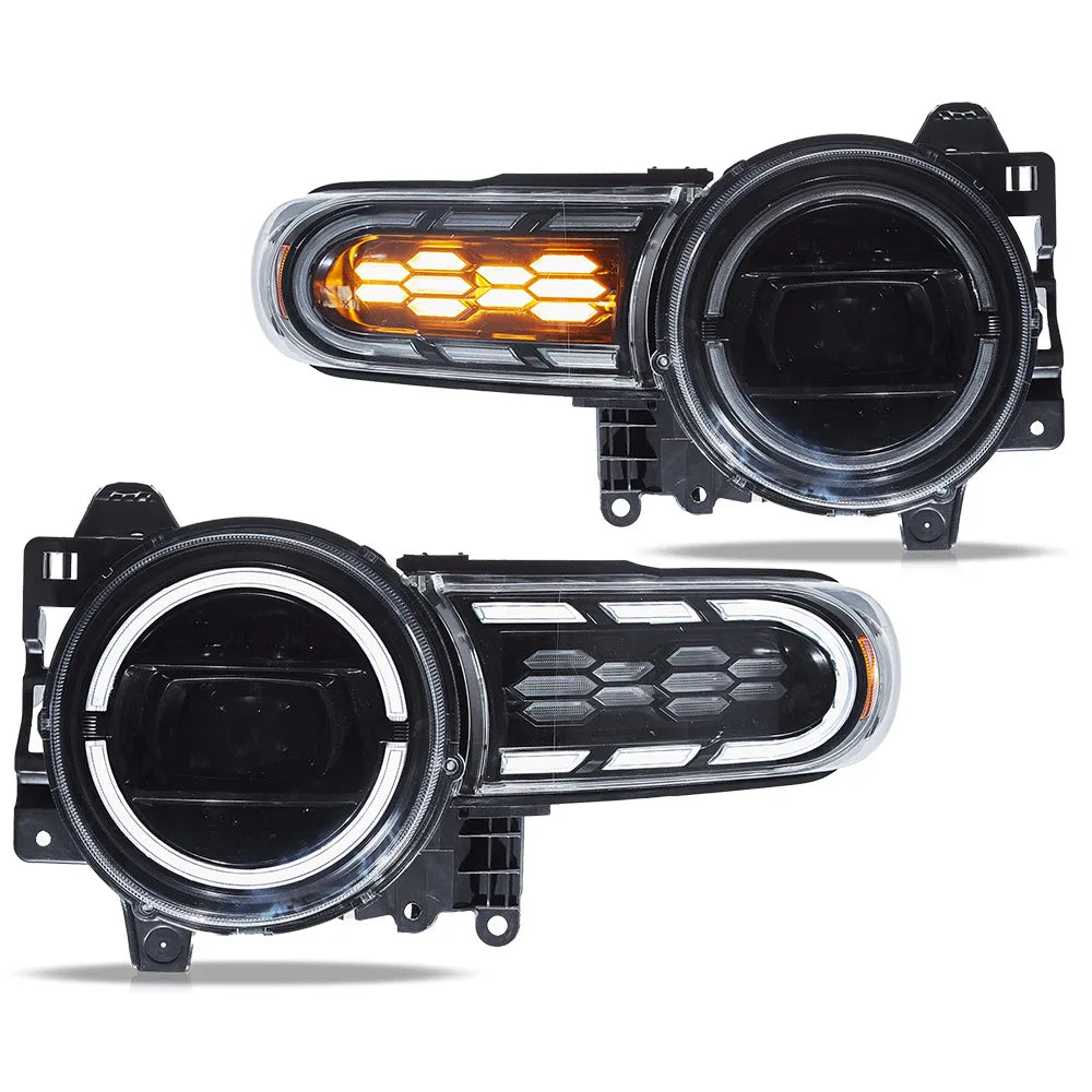 Vland 06-23 FJ Cruiser XJ10 Full LED Upgrade Headlights-Bright, Durable&Stylish sayaragear