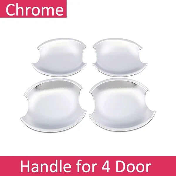 for Honda Civic 8 2006 2007 2008 2009 2010 2011 Luxurious Chrome Door Handle Cover Trim Catch Car Stickers Accessories Garnish sayaragear
