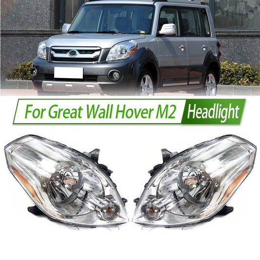 For Great Wall Hover M2 Halogen Headlight Assembly OEM Style Front Day Running Light Plug & Play Replacement sayaragear