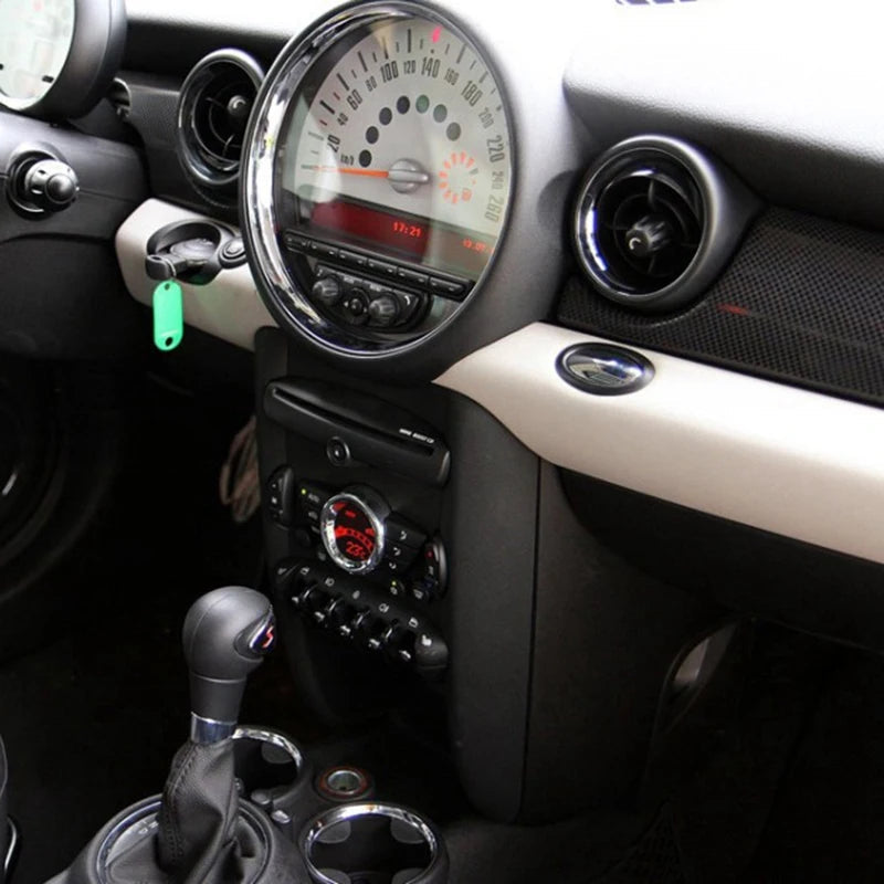 2 Din Car Radio DVD Player Fascia Frame for-BMW Mini Cooper R55 R56 R57 Trim Panel Installation Kit sayaragear
