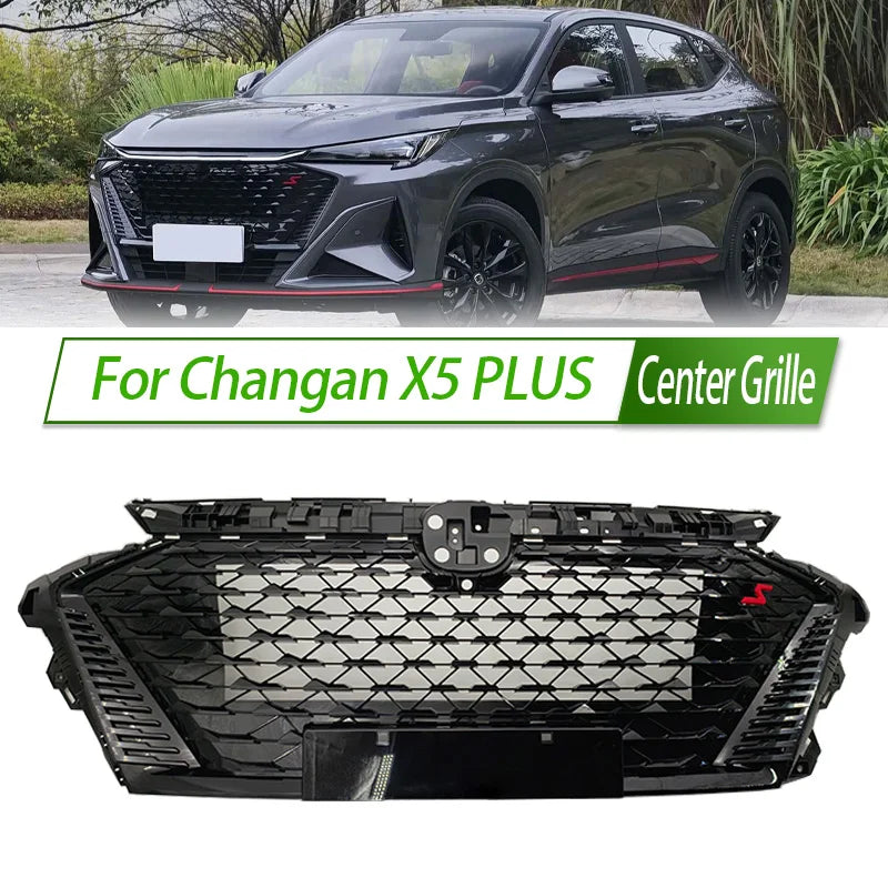 For Changan X5 PLUS Front Bumper Grill Center Grille sayaragear