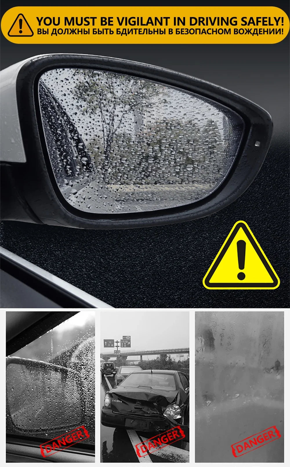 Car Rearview Mirror Film for Mercedes-Benz S-Class W220 W221 W222 1999-2020 2000 2018 Anti Fog Rainproof Sticker Accessories sayaragear
