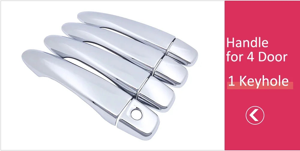 Luxury chrome door handle cover trim protection cover for Renault Koleos Samsung QM6 MK2 2017~2020  Car accessory sticker 2018 sayaragear