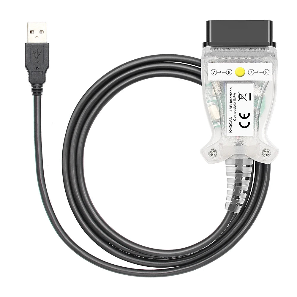 K DCAN K+CAN FTDI Chip OBD2 Auto Car Diagnostic Tools OBD 2 Scanner Switch USB Interface Cable K + DCAN OBD Diagnostic Cable sayaragear