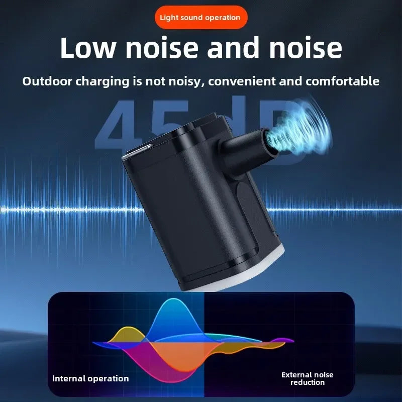 YIJU Wireless Inflation Pump Portable Outdoor Mini Air Compressor Air Cushion Bed Swim ring Multi function Air Pump sayaragear
