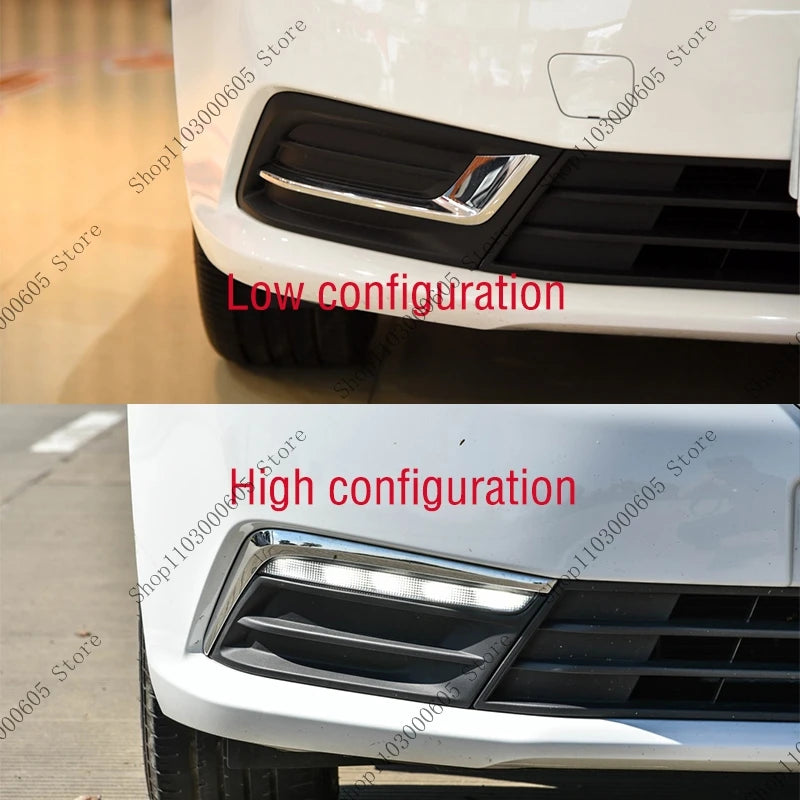 Car Front BumperAccessories For Roewe MG 360 MG360 Fog Lamp Chrome Trim Cover Frame Lid Bezel Hood Grille Fog Light Cover sayaragear