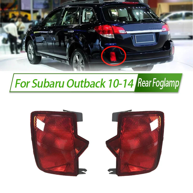 For Subaru Outback 10-14 Rear Bumper Fog Light Reflector Stop Light Rear Fog Light Foglamp Brake Lamp Warning Lamp sayaragear