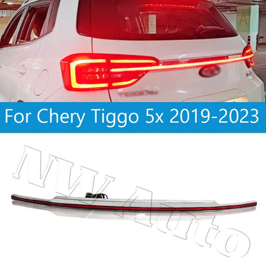 For Chery Tiggo 5X 2019 2020 21 22 2023 Rear Bumper Tail Light Lamp Taillights Taillamps Brake Light Through Stop Pilot Light sayaragear