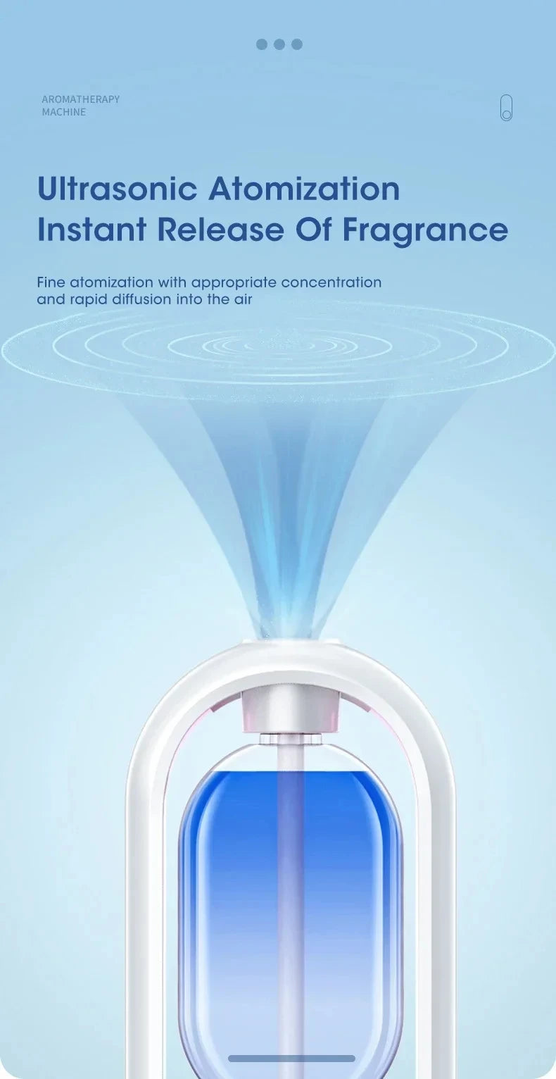 Automatic Home Fragrance Machine Essential Oil Diffuser Nebulizer Perfume Scent Machine for Kitchen and toilet deodorization sayaragear