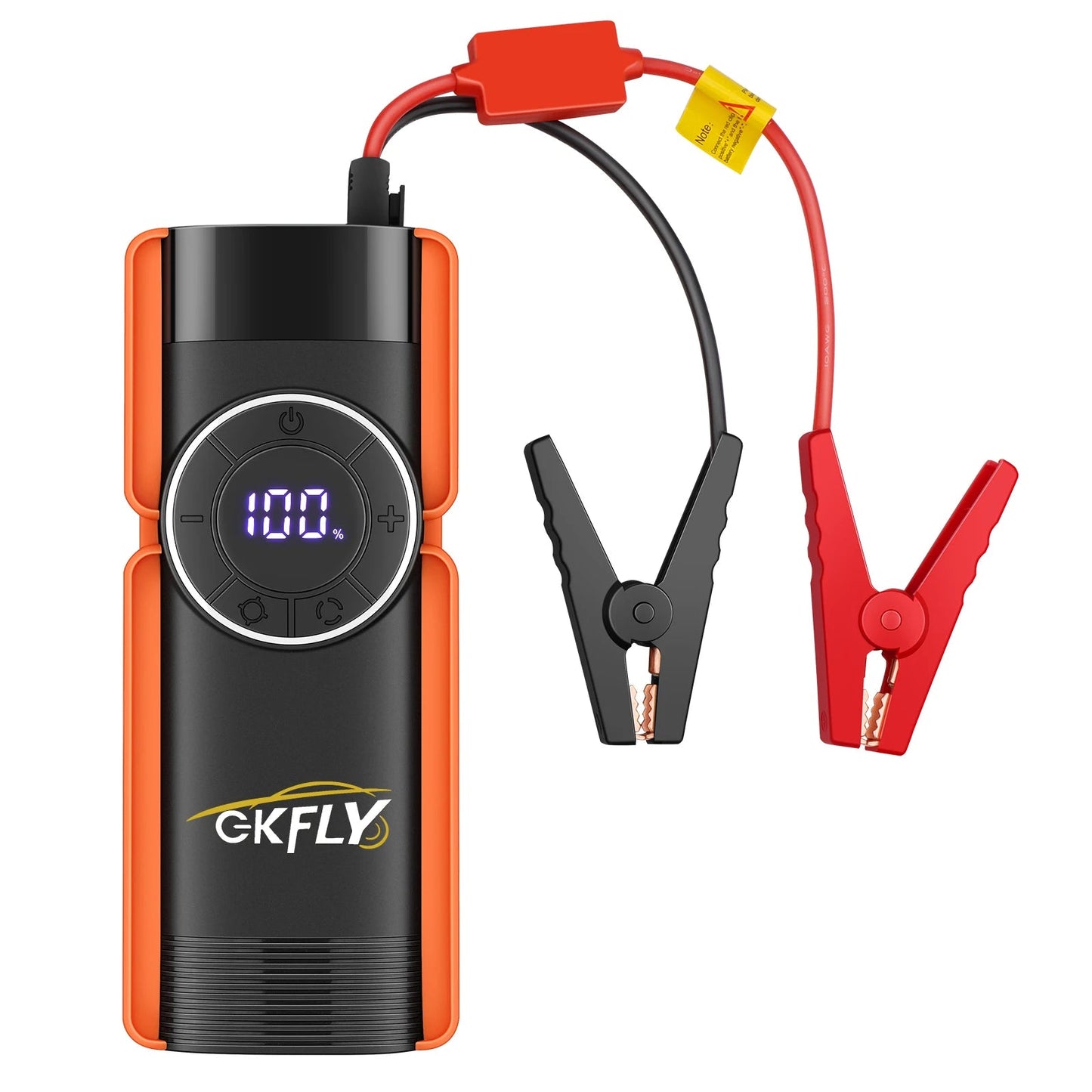 GKFLY Jump Starter 4 in 1 Pump Air Compressor 4000A Power Bank 12V Digital Tire Inflator 150PSI Emergency Battery Booster sayaragear