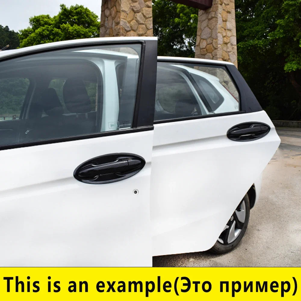 Carbon Fiber Door Handle Cover Accessories for  Chevrolet Sonic AVEO Holden Barina 2011 2012 2013 2014 2015 2016 2017 2018 2019 sayaragear