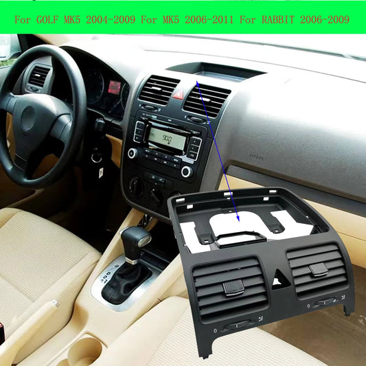 For VW Jetta MK5 Golf 5 Rabbit Black Dash Board Car Accessories Air Outlet Vent 1K0819728 1K0819703 1K0819704 1K0819203 sayaragear
