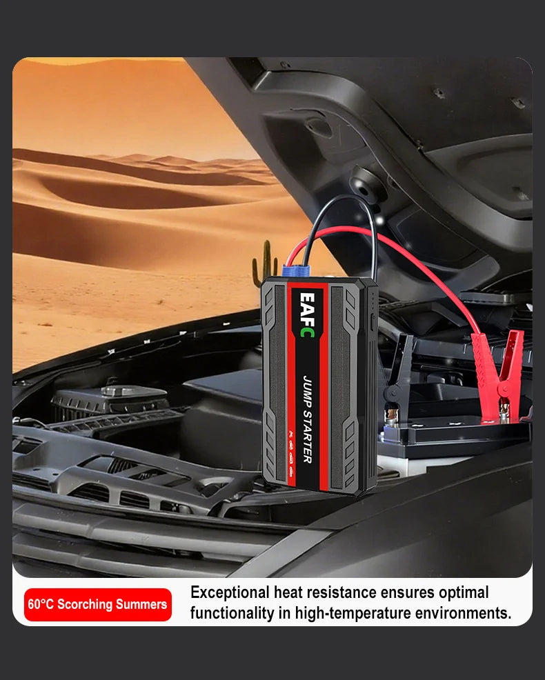 4000A/2000A/600A Portable Car Jump Starter PowerBank Booster Charger 12V Starting Device Petrol Diesel Car Booster JumpStarter sayaragear