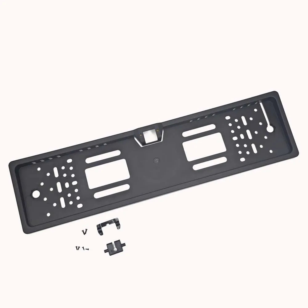 4/8/12LED European License Plate Rearview Camera Frame Reverse Backup Camera Night Vision for Truck Car SUV, Camper Pickup sayaragear
