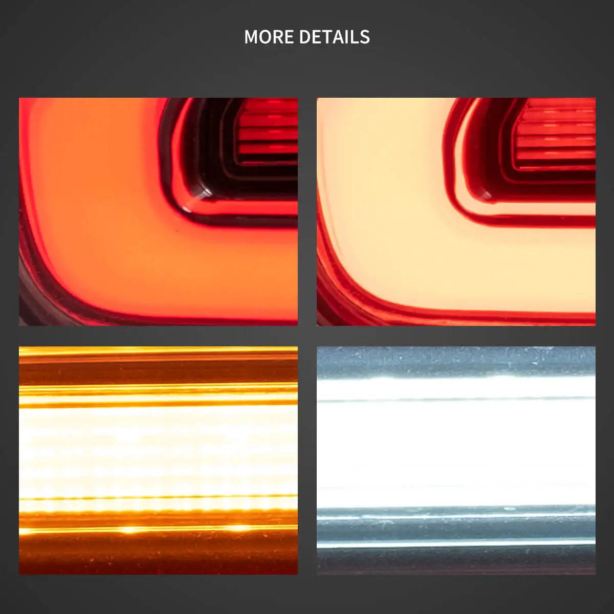 Vland 18-22 Wrangler 4th Gen (JL) & 19-22 Jeep Gladiator (JT) LED Tail Lights With Sequential Turn Signal sayaragear