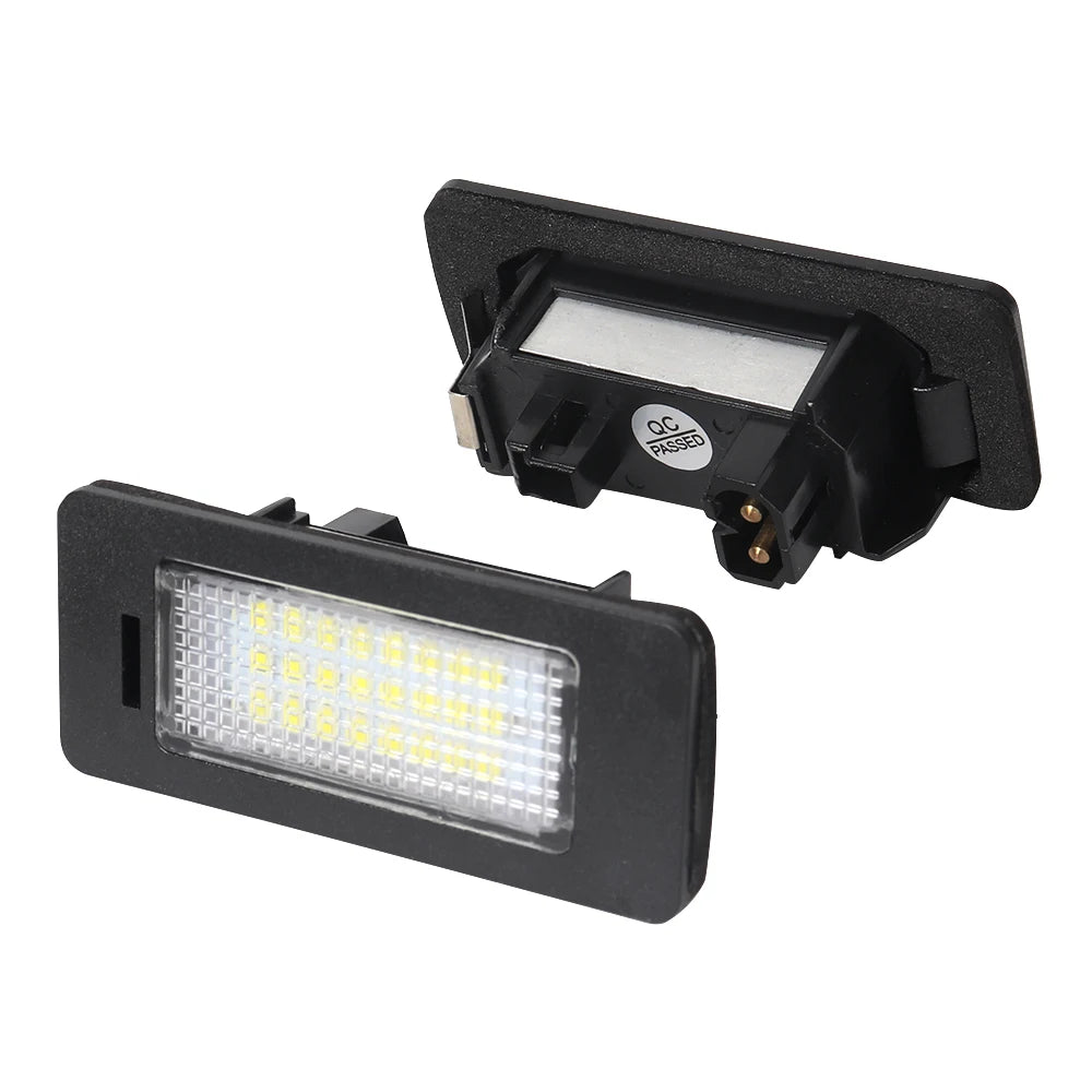 White Error Free LED Car License Plate Light Bulbs Accessories For BMW X3 F25 F30 E92 E93 E46 M3 E39 F10 E60 E61 E82 E88 E90 E91 sayaragear