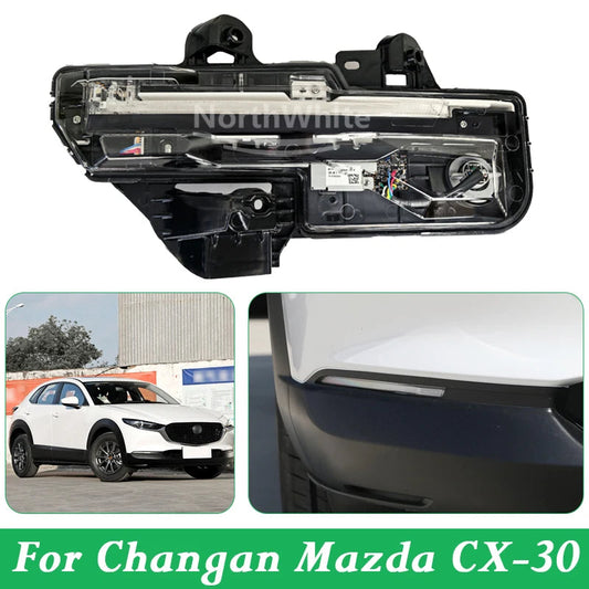 Front Day Running Lights Front Fog Lights Front Bumper Lights For Changan Mazda CX-30 sayaragear