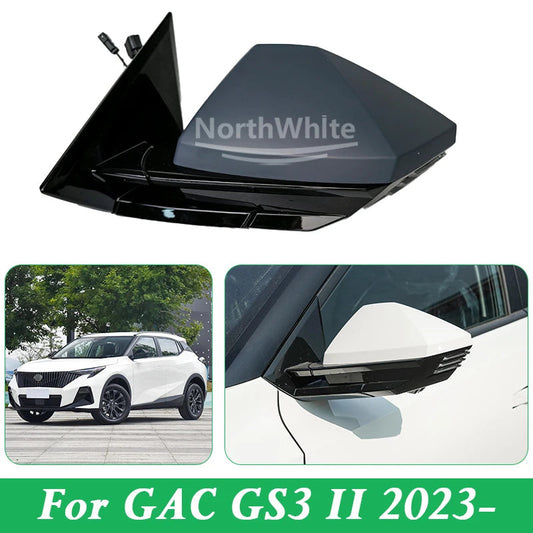 For GAC GS3 II Rearview Mirror Side Mirror 2023- Car Outside Rearview Mirror Assembly sayaragear