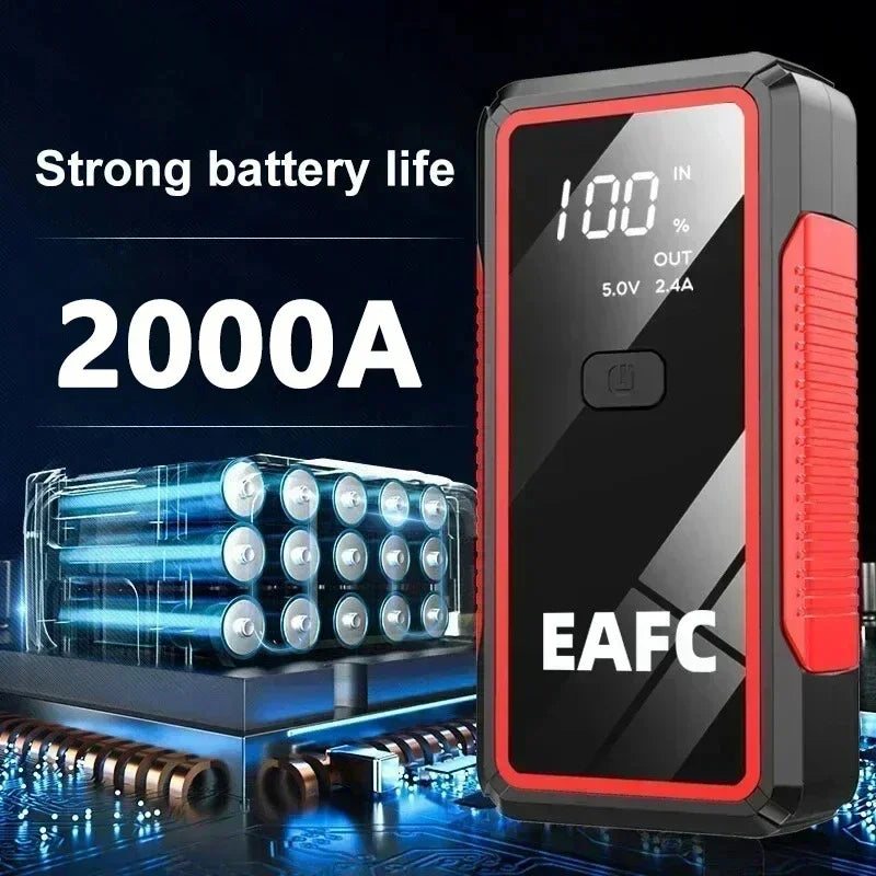 Hot 2000/1200/1000A Car Jump Starter  Car Battery Starters Portable Power Bank 12V Starting Device Booster For Petrol Diesel Car sayaragear