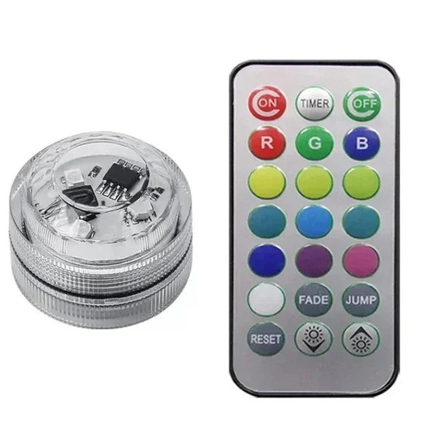 Wireless Adhesive LED Car Interior Ambient Light Remote Control Decor Auto Roof Foot Atmosphere Lamp Bicycle Tail Light sayaragear