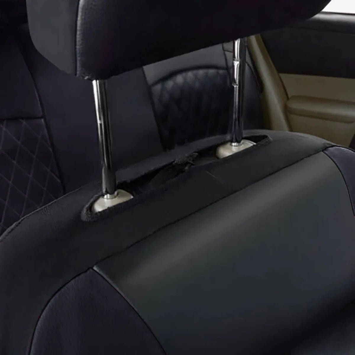 All Season Quited PU Leather Car Seat Cover Full Surrounded Seat Protector Waterproof Universal Fit Sedan Suv Pick-up Truck Seat sayaragear