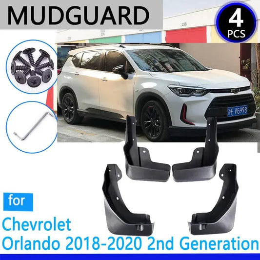 Mudguards Fit for Chevrolet Orlando 2018 2019 2020 Car Accessories Mudflap Fender Auto Replacement Parts sayaragear
