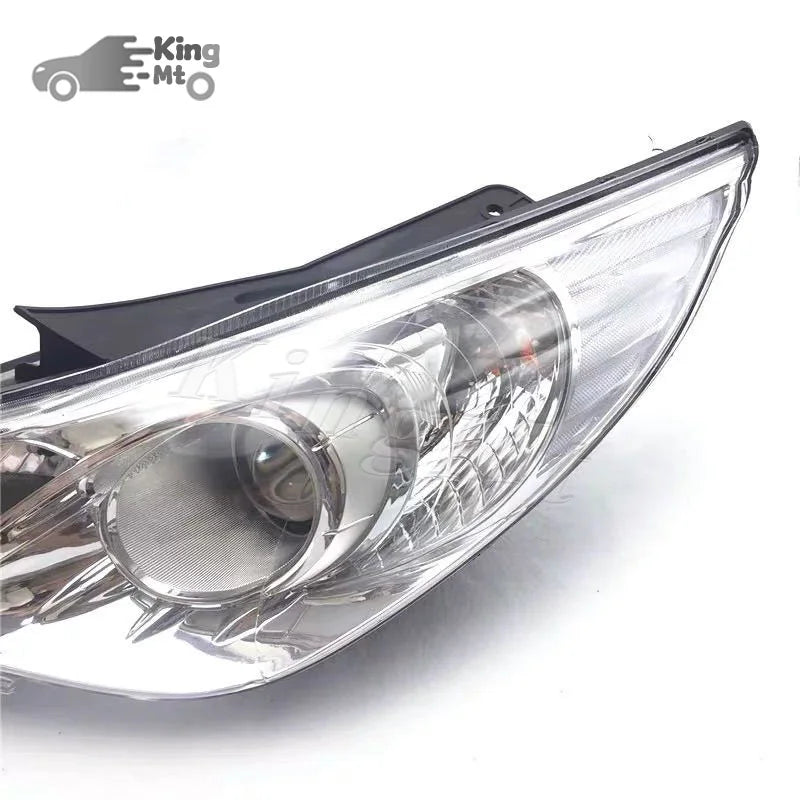 For Hyundai Sonata 11-15 Halogen Headlight Assembly OEM Style Front Headlamp Bulb Socket Plug & Play Replacement sayaragear