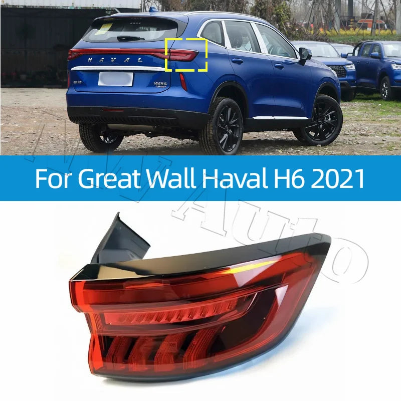 Car Rear Tail Light Warning Brake Taillamp Assembly Auto Accessories For Great Wall Haval H6 2021 sayaragear