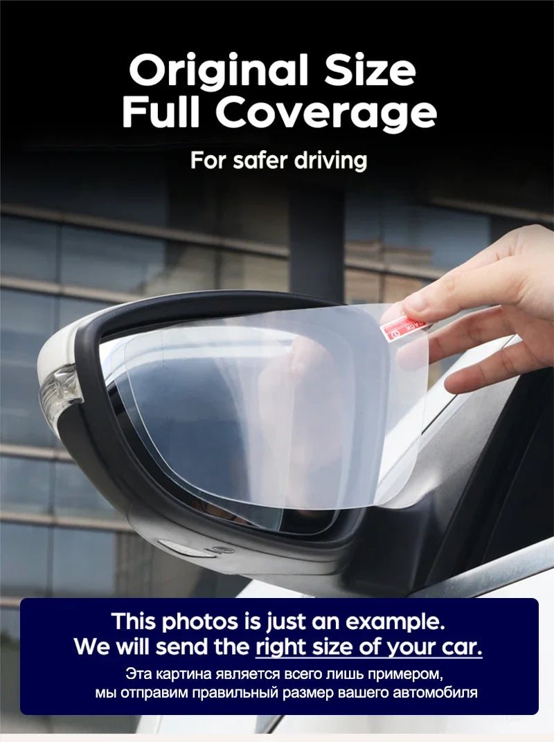 for Honda City 2008~2019 GM2 GM3 GM6 Full Cover Anti Fog Film Rearview Mirror Rainproof Clear Anti-fog Films Car Accessories sayaragear