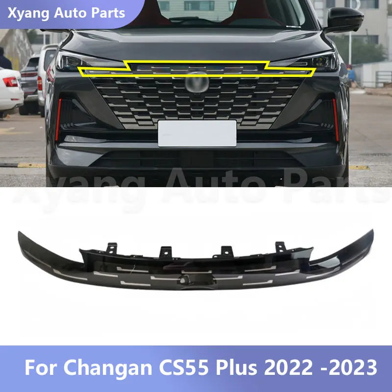 For Changan CS55 Plus 2022 2023 Radiator Grille Trim Front Bumper Cover Molding Trim  4102050AW01 sayaragear