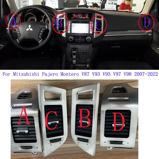 1PCS Instrument Panel Board A/C Air Conditioner For Mitsubishi Pajero Montero V87 V93 V95 V97 V98 2007-2022 Air Vent Outlet sayaragear