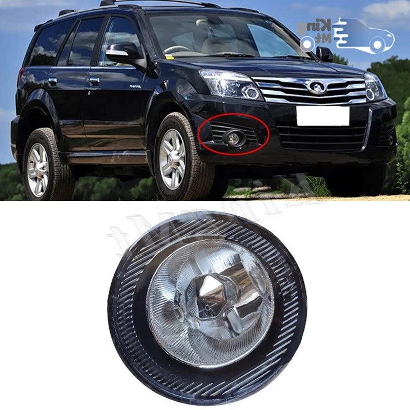 For Great Wall Hover Haval H3 Foglight Car Fog Light Assembly Front Bumper Fog Lamp Frame Cover Kit Replacement Housing sayaragear