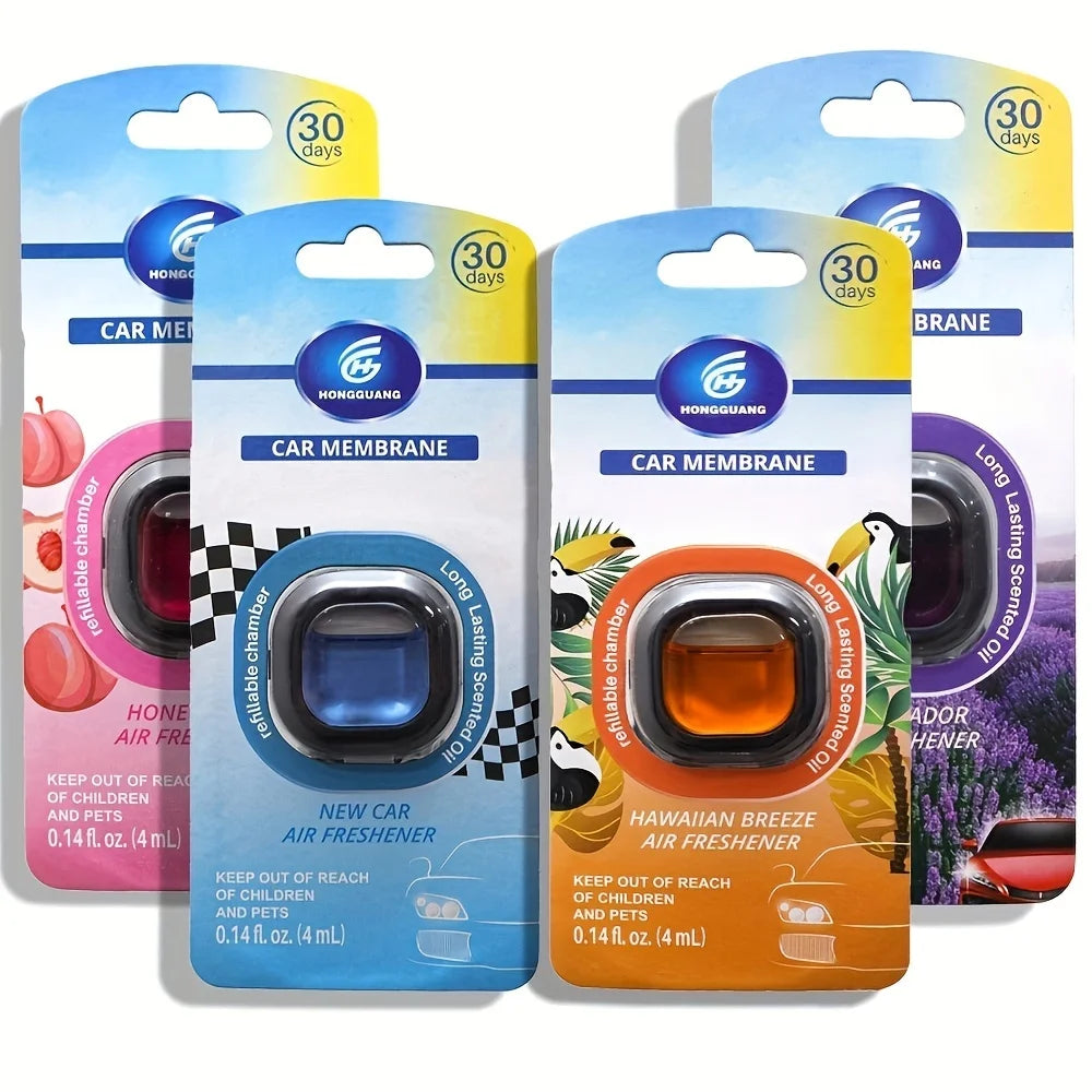 30-Day Long-Lasting Car Air Freshener Vent Clip - Essential Oil Scented Odor Eliminator, 0.14 oz Each, Non-Toxic Fragrance Sourc sayaragear