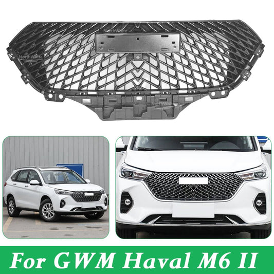 Front Bumper Grille For GWM Great Wall Haval M6 II Radiator Grille Front Bumper Grille Mask sayaragear