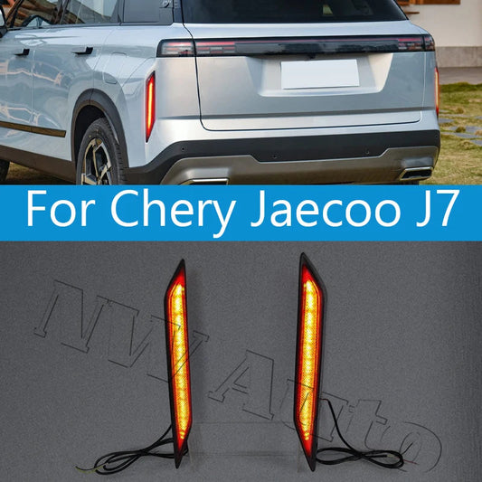 Car For Chery Explore 06 Jaecoo J7 2023- LED Rear Bumper Brake Light Turn Signal Light Tail Led Warning Lamp sayaragear