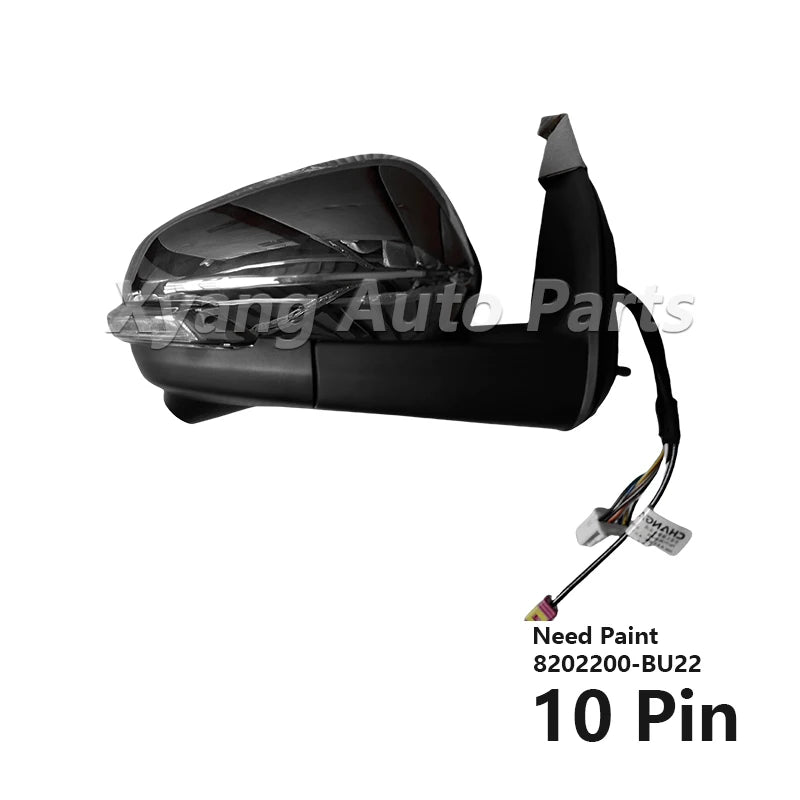 Chrome Plating Side Rear View Mirror For Changan Hunter F70  Car Outside Rearview Mirror Assembly sayaragear