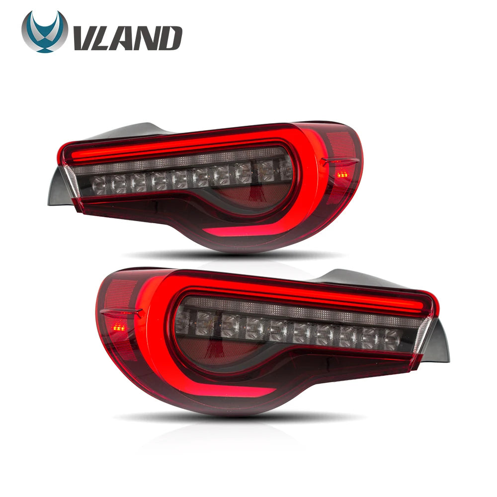 VLAND Tail Lights Assembly For Toyota 86 2012-UP Tail Lamp For Subaru BRZ/Scion FRS 2012-2019 With Moving Turn Signal Light sayaragear