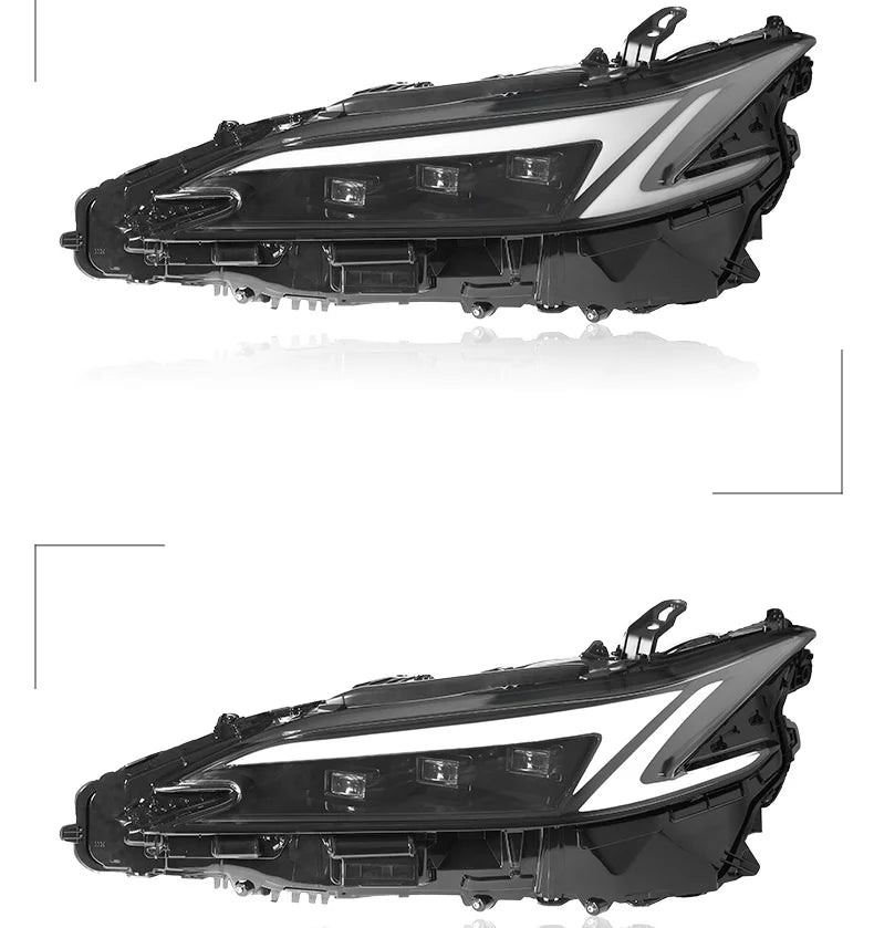 for 18-25 Lexus ES Headlight Assembly Lexus Modified with LED matrix Lens Daytime Running Light Steering sayaragear