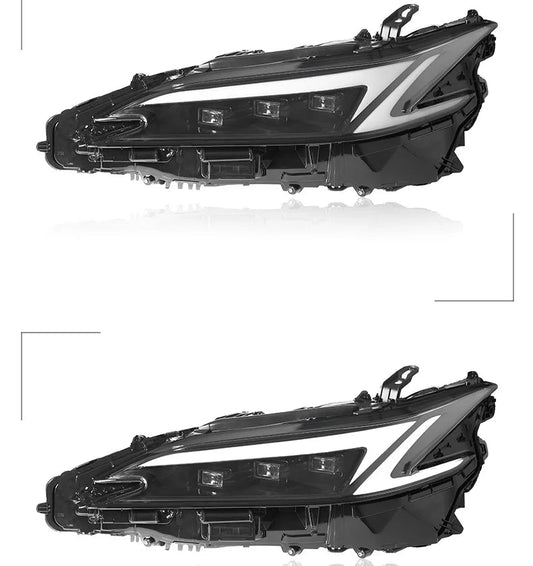 for 18-25 Lexus ES Headlight Assembly Lexus Modified with LED matrix Lens Daytime Running Light Steering sayaragear