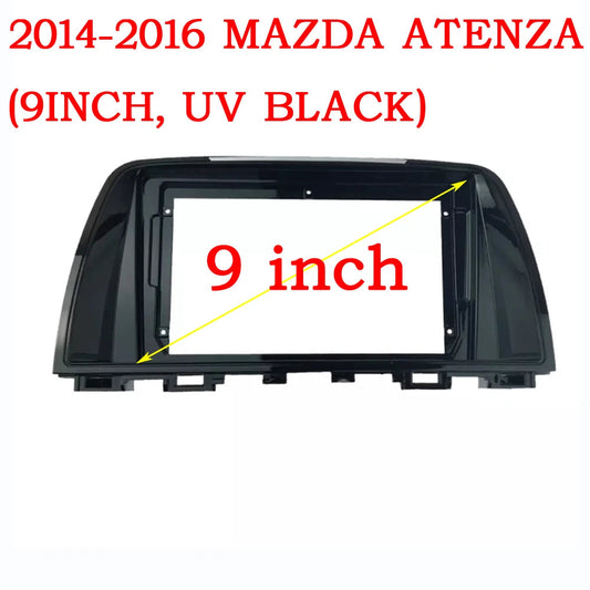 9 Inch Car Frame Fascia Adapter Android Radio Dash Fitting Panel Kit For Mazda 6 Mazda6 Atenza 2014-2016 sayaragear