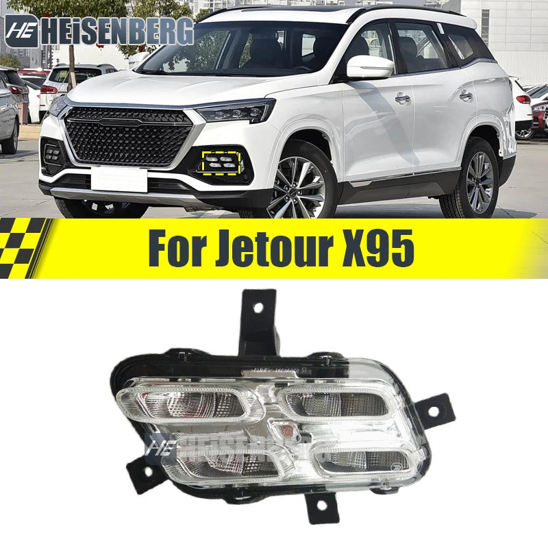 Front Bumper Light Fog Lamp Fog Light Signal Lamp For Jetour X95 F01-4499020FL F01-4499010FL sayaragear
