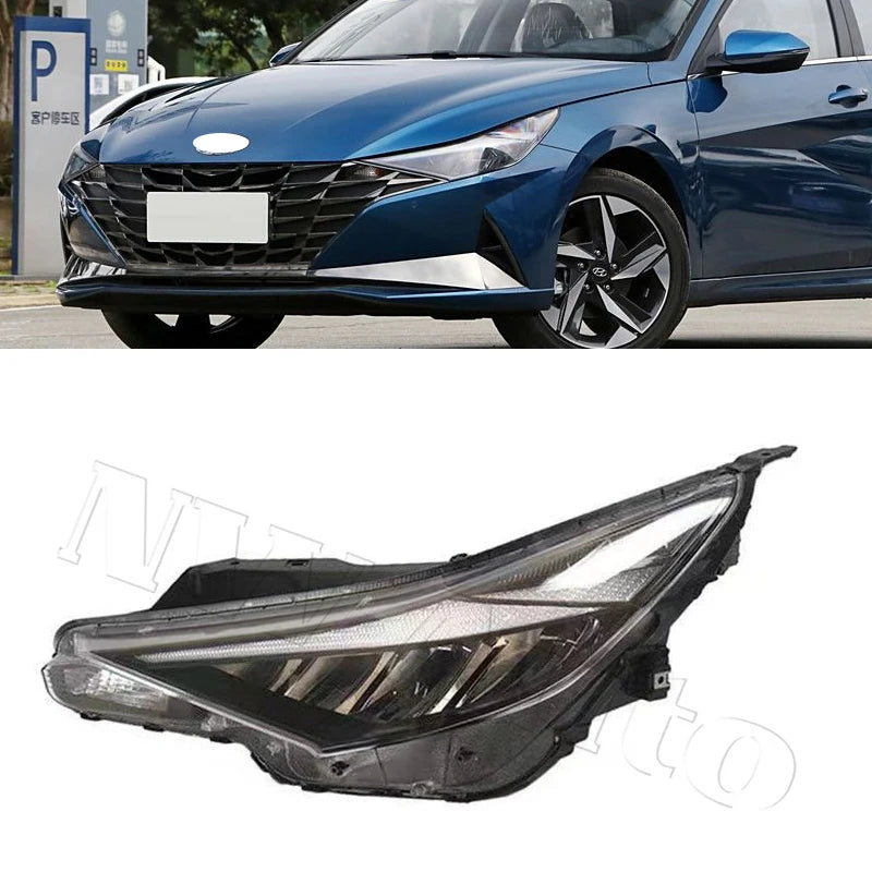 For Hyundai Elantra Headlight Assembly Front Lighting Front Headlight DaytimeRunning Light Turn Signal 92101BU000 92102-BU000 sayaragear